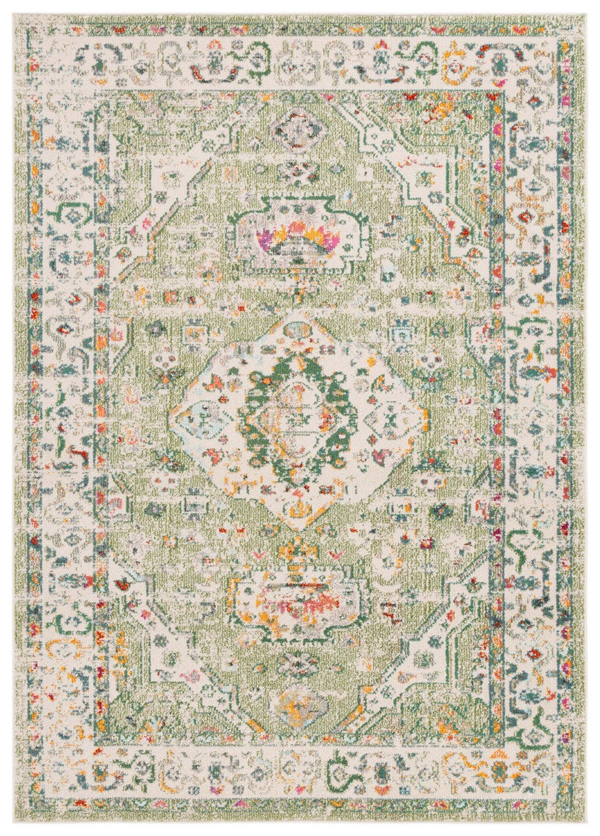 Safavieh Madison 468 Power Loomed Transitional Rug Sage / Ivory 2'-2" x 8'