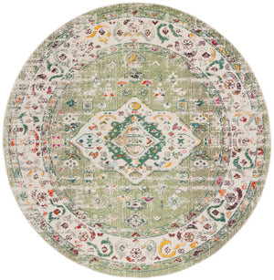 Safavieh Madison 468 Power Loomed Transitional Rug Sage / Ivory 6'-7" x 6'-7" Round