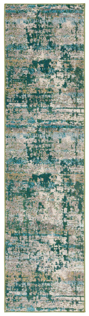 Safavieh Madison 469 Power Loomed Modern Rug Sage / Rust 2'-2" x 8'