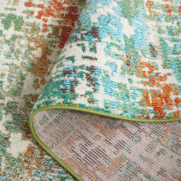 Safavieh Madison 469 Power Loomed 57% Polypropylene, 30% Cotton, 13% Polyester Modern Rug Sage / Rust MAD469W-5