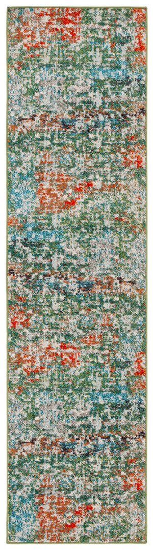 Safavieh Madison 469 Power Loomed Modern Rug Green / Beige 2'-2" x 8'