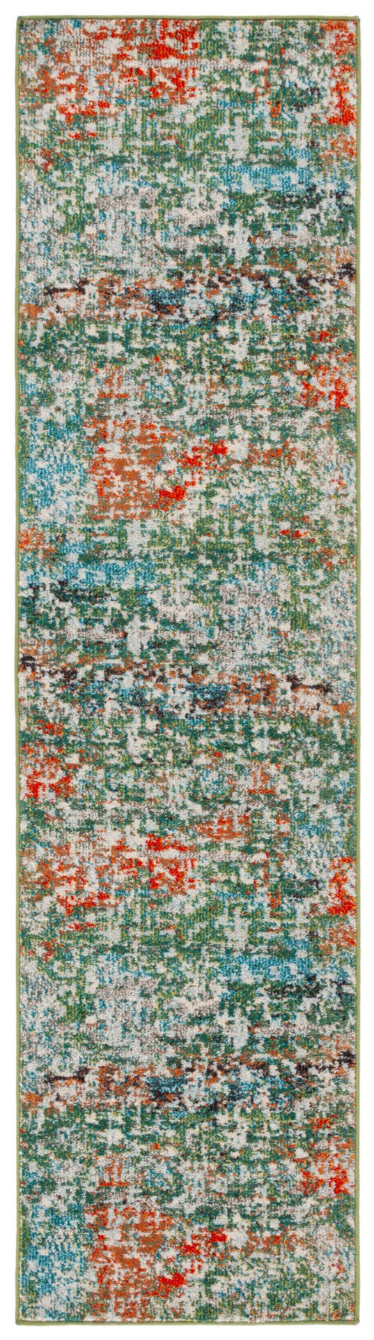 Safavieh Madison 469 Power Loomed Modern Rug Green / Beige 2'-2" x 8'