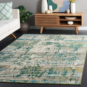 Safavieh Madison 469 Power Loomed Modern Rug Green / Beige 9' x 12'