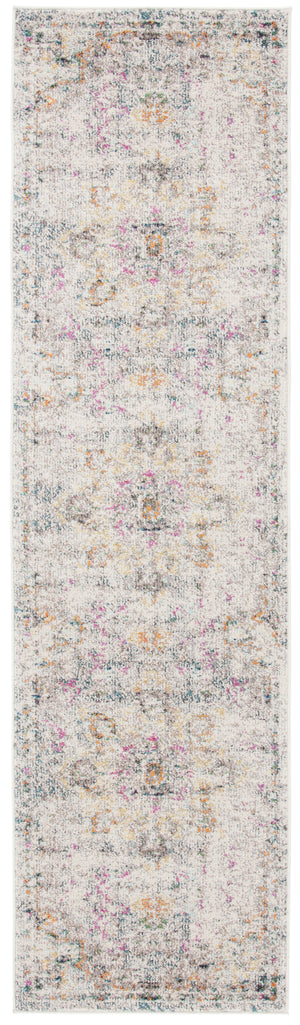 Safavieh Madison Luxurious Transitional Area Rug With Striking Fuchsia Motif For Elegant Home Décor Grey ,Gold 57% Polypropylene,30% Cotton,13% Polyester Mad473f-68