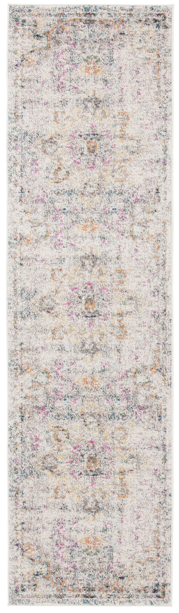Safavieh Madison Luxurious Transitional Area Rug With Striking Fuchsia Motif For Elegant Home Décor Grey ,Gold 57% Polypropylene,30% Cotton,13% Polyester Mad473f-68