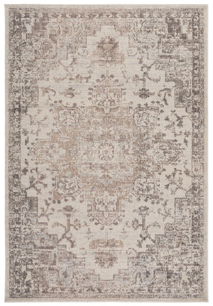 Safavieh Madison Oversized Ivory Beige Grey Area Rug — Low-Profile Power-Loomed Blend, Soft Durable Floorpiece 8'-0" x 10'-0" MAD473G-8