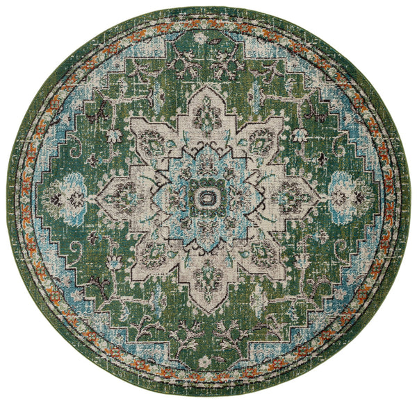 Safavieh Madison Sage-Blue Power-Loomed Area Rug — Low-Profile, Durable Turkish Construction For Living Rooms 10'-0" x 14'-0" MAD473W-10