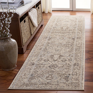 Safavieh Madison Ivory Beige Grey Boho Area Rug — Low Pile, Power-Loomed In Turkey For Durable Softness And Style 4'-0" x 6'-0" MAD497B-4