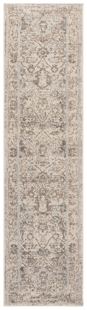 Safavieh Madison Round Area Rug In Ivory Beige Grey — Power-Loomed Turkish Low-Profile Pile For Everyday Style 6'-7" x 6'-7" MAD497B-7R