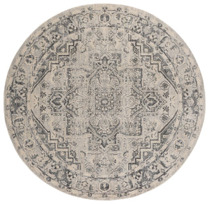 Safavieh Madison Bohemian Ivory & Grey Area Rug - Durable Low-Profile Power-Loomed Turkish Design, 8X10 8'-0" x 10'-0" MAD498F-8
