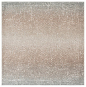 Safavieh Madison Solid Grey Square Polypropylene Rug Power Loomed in Turkey for Modern Interiors MAD601F-7SQ