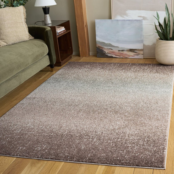 Safavieh Madison Power Loomed Polypropylene Area Rug Solid Neutral Low Pile for Modern Interiors MAD601T-5