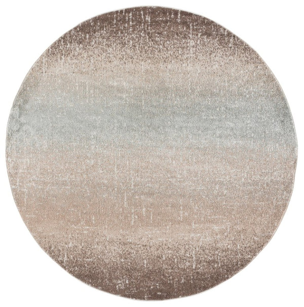 Safavieh Madison Round Polypropylene Area Rug Solid Neutral Low Pile Turkish Woven Living Room MAD601T-7R