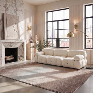 Safavieh Madison Power Loomed Polypropylene Area Rug Solid Neutral for Living Room or Bedroom MAD601T-9