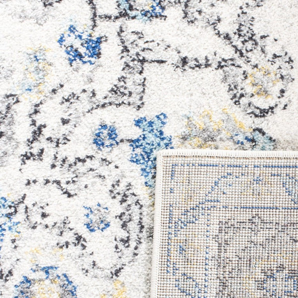 Safavieh Madison Oriental Power-Loomed Polypropylene Area Rug for Living and Dining Rooms Gray 12' x 12' MAD603F-12SQ