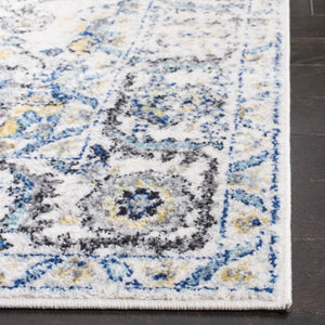 Safavieh Madison Oriental Power-Loomed Polypropylene Area Rug for Living and Dining Rooms Gray 12' x 12' MAD603F-12SQ