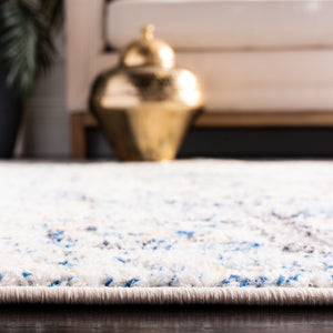 Safavieh Madison Oriental Power-Loomed Polypropylene Area Rug for Living and Dining Rooms Blue 10' x 10' Square MAD603K-10SQ