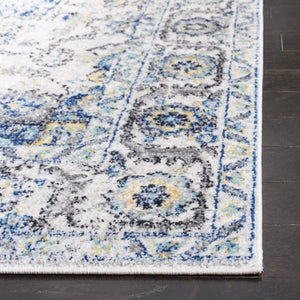Safavieh Madison Oriental Power-Loomed Polypropylene Area Rug for Living and Dining Rooms Blue 10' x 10' Square MAD603K-10SQ