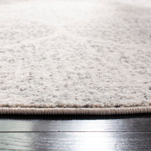 Safavieh Madison Ivory Silver Polypropylene Area Rug Turkish Woven Accent for Transitional Spaces Off White Round MAD604B-3R