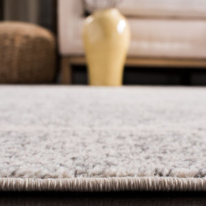 Safavieh Madison Ivory Silver Polypropylene Area Rug Turkish Woven Accent for Transitional Spaces Off White Square MAD604B-3SQ