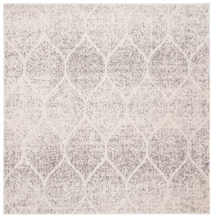 Safavieh Madison Ivory Silver Polypropylene Area Rug Turkish Woven Accent for Transitional Spaces Off White Square MAD604B-3SQ