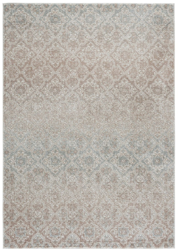 Safavieh Madison Solid Grey Polypropylene Runner Rug Power Loomed in Turkey for Hallways 5'-3" x 7'-6" MAD605F-5