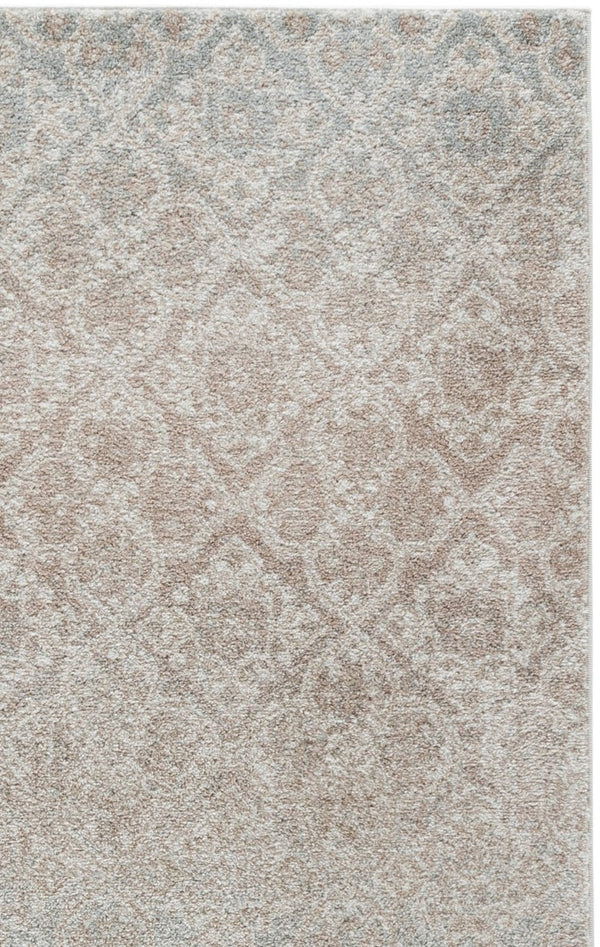 Safavieh Madison Solid Grey Polypropylene Runner Rug Power Loomed in Turkey for Hallways 5'-3" x 7'-6" MAD605F-5