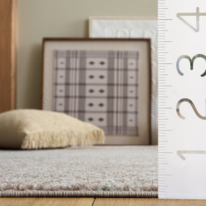 Safavieh Madison Solid Grey Polypropylene Runner Rug Power Loomed in Turkey for Hallways 9'-0" x 12'-0" MAD605F-9