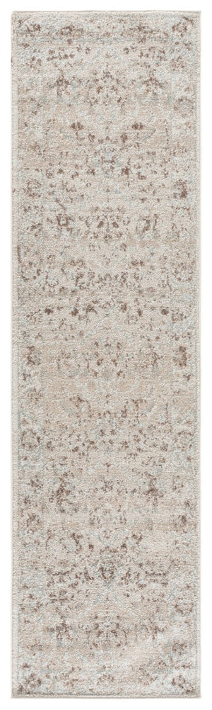 Safavieh Madison Power Loomed Polyester Hallway Runner Solid Beige Low Pile Entryway Rug MAD609A-28