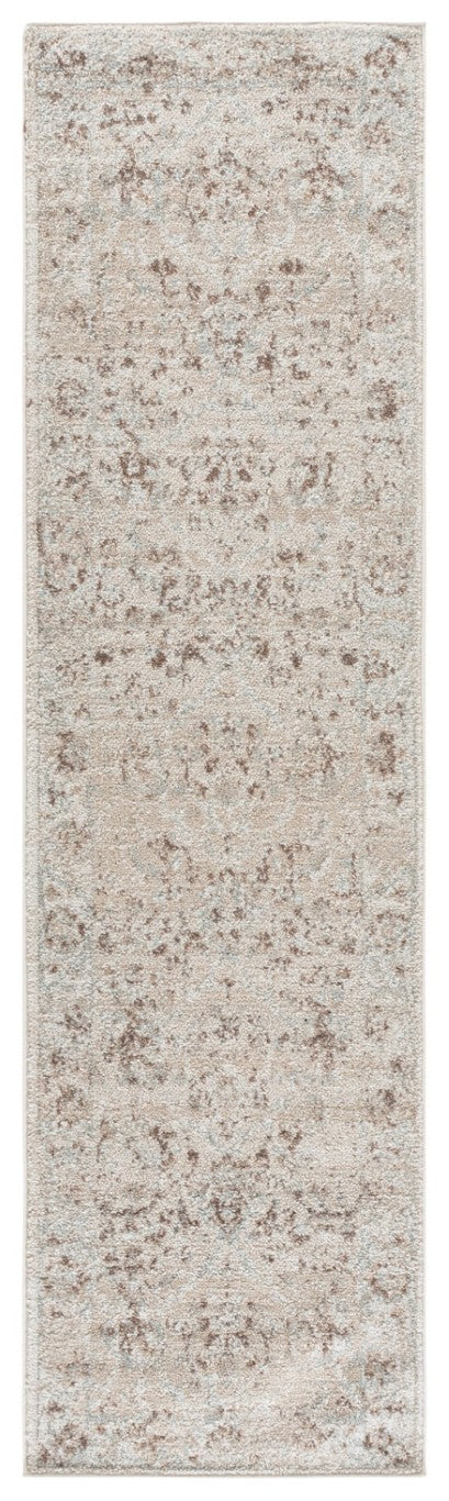 Safavieh Madison Power Loomed Polyester Hallway Runner Solid Beige Low Pile Entryway Rug MAD609A-28