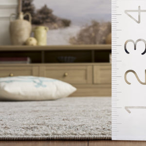 Safavieh Madison Solid Dark Beige Polypropylene Area Rug Low Pile Neutral Tone for Any Room MAD609A-4