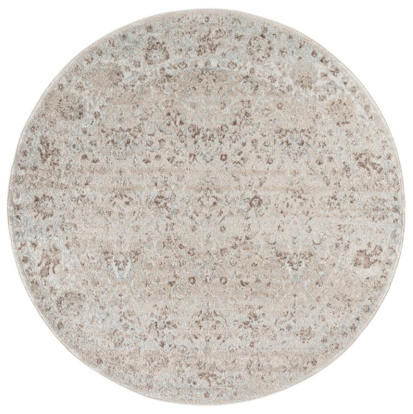 Safavieh Madison Traditional Medallion Round Polypropylene Rug for Living Room or Bedroom MAD609A-7R