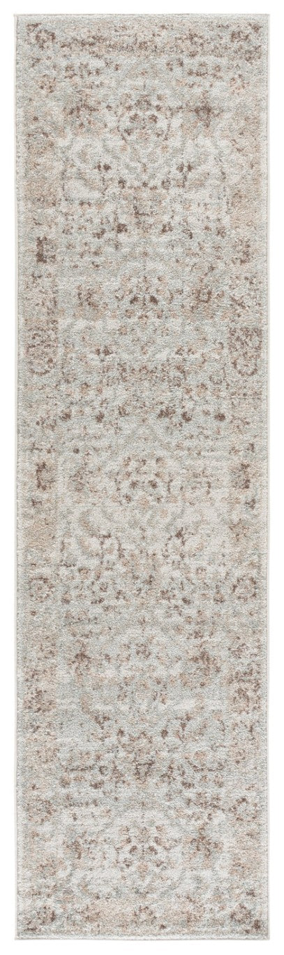 Safavieh Madison Traditional Grey Polypropylene Runner Rug for Hallways and Entryways MAD609F-28