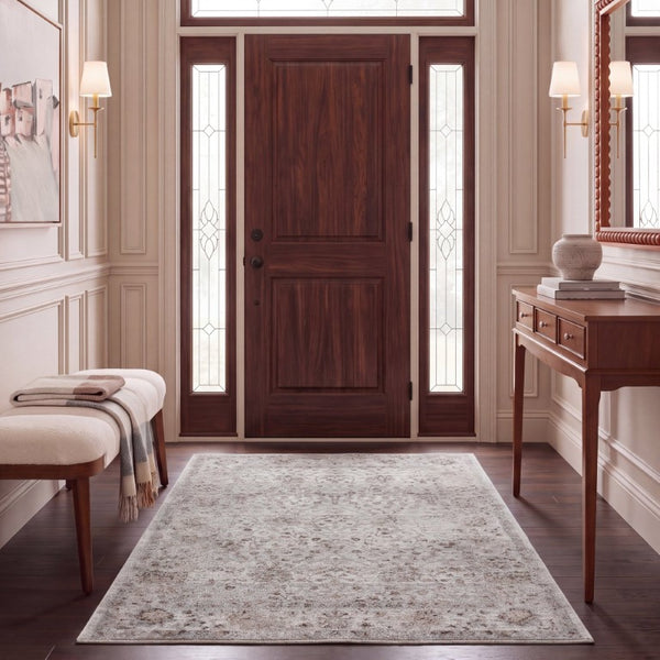 Safavieh Madison Power Loomed Polypropylene Area Rug Solid Neutral Grey for Living Room Floors MAD609F-5