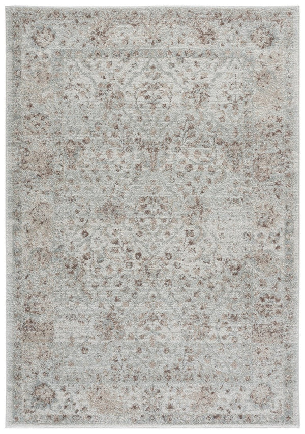 Safavieh Madison Power Loomed Polypropylene Area Rug Neutral Grey Traditional Living Room Floor MAD609F-6