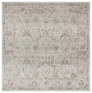 Safavieh Madison Power-Loomed Solid Grey Polypropylene Rug for Living and Dining Spaces MAD609F-7SQ