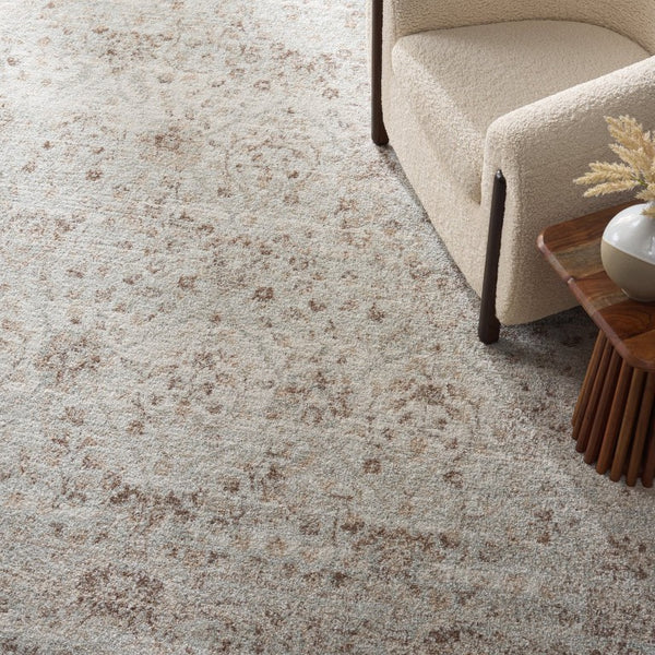 Safavieh Madison Solid Grey Polypropylene Area Rug Power Loomed for Living and Dining Rooms MAD609F-9