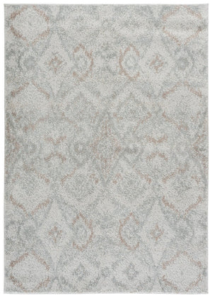 Safavieh Madison Bohemian Grey Polypropylene Runner Rug for Hallways and Entryways 5'-3" x 7'-6" MAD610F-5