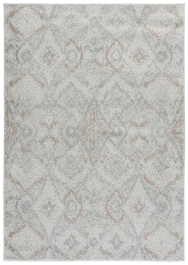 Safavieh Madison Bohemian Grey Polypropylene Runner Rug for Hallways and Entryways 5'-3" x 7'-6" MAD610F-5
