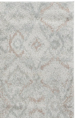 Safavieh Madison Bohemian Grey Polypropylene Runner Rug for Hallways and Entryways 5'-3" x 7'-6" MAD610F-5
