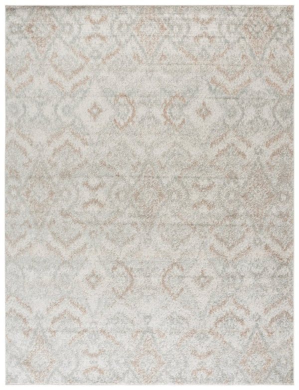 Safavieh Madison Bohemian Grey Polypropylene Runner Rug for Hallways and Entryways 9'-0" x 12'-0" MAD610F-9