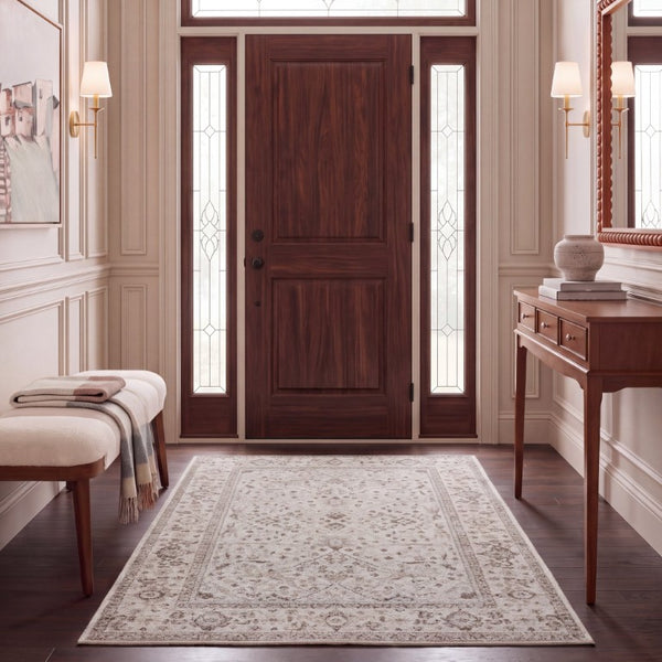 Safavieh Madison Traditional Polypropylene Hallway Runner Rug for Entryways and High Traffic Areas 5'-3" x 7'-6" MAD612A-5
