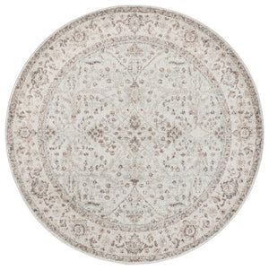 Safavieh Madison Traditional Polypropylene Hallway Runner Rug for Entryways and High Traffic Areas 6'-7" x 6'-7" Round MAD612A-7R