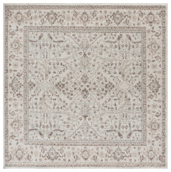 Safavieh Madison Traditional Polypropylene Hallway Runner Rug for Entryways and High Traffic Areas 6'-7" x 6'-7" Square MAD612A-7SQ