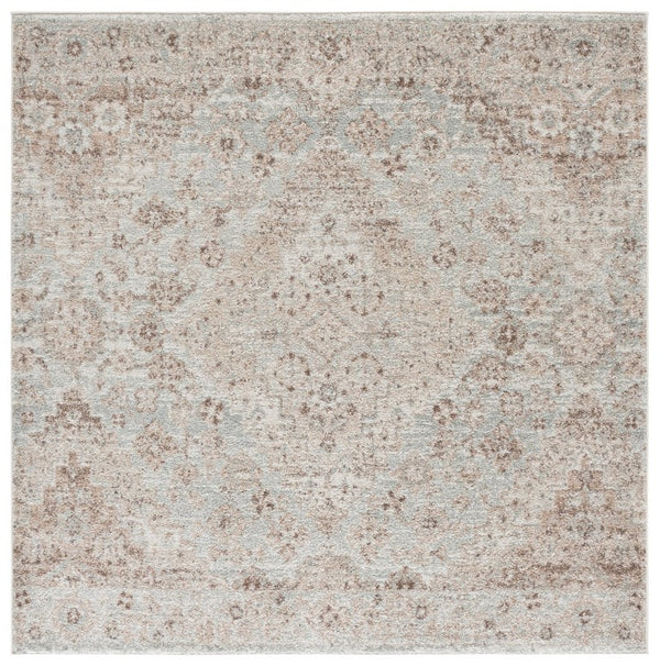 Safavieh Madison Power Loomed Polypropylene Runner Rug for Hallways and Entryways 6'-7" x 6'-7" Square MAD616A-7SQ