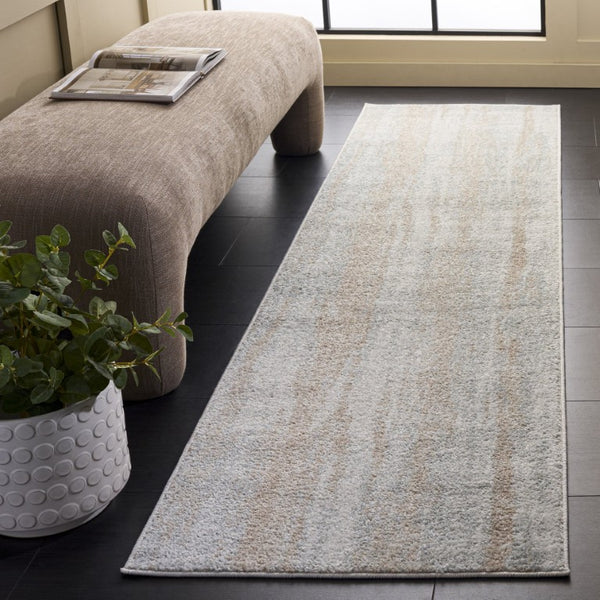 Safavieh Madison Solid Grey Polypropylene Runner Rug for Hallways Entryways and High Traffic Areas 2'-3" x 8'-0" MAD640F-28