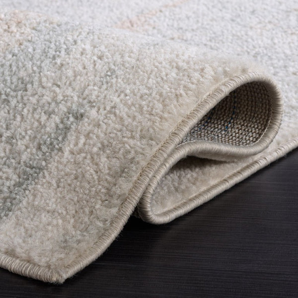 Safavieh Madison Solid Grey Polypropylene Runner Rug for Hallways Entryways and High Traffic Areas 5'-3" x 7'-6" MAD640F-5