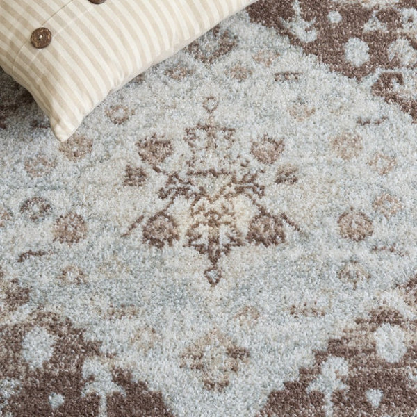 Safavieh Madison Solid Light Brown Polypropylene Runner Rug for Hallways and Corridors 3'-0" x 5'-0" MAD670T-3