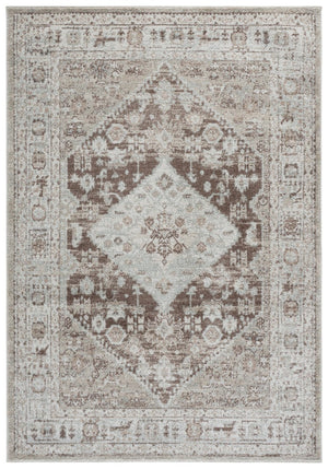 Safavieh Madison Solid Light Brown Polypropylene Runner Rug for Hallways and Corridors 5'-3" x 7'-6" MAD670T-5