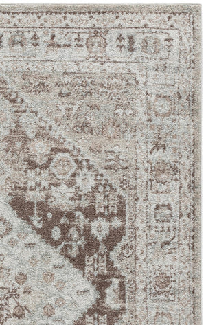 Safavieh Madison Solid Light Brown Polypropylene Runner Rug for Hallways and Corridors 6'-7" x 9'-2" MAD670T-6